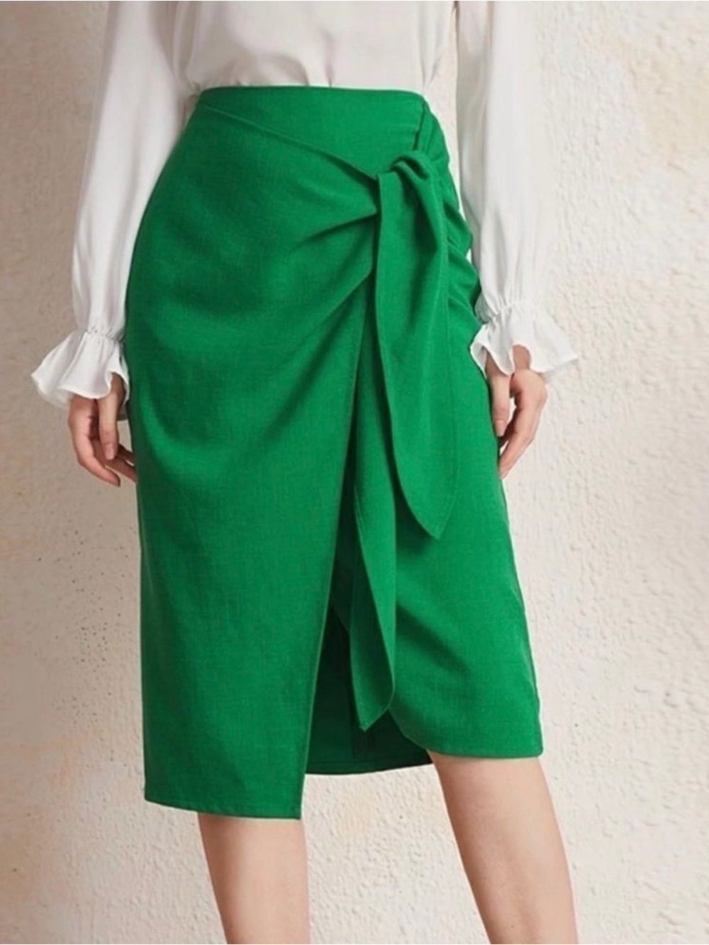 NWT VISCOSE WRAP KNOTTED SKIRT Size XS
